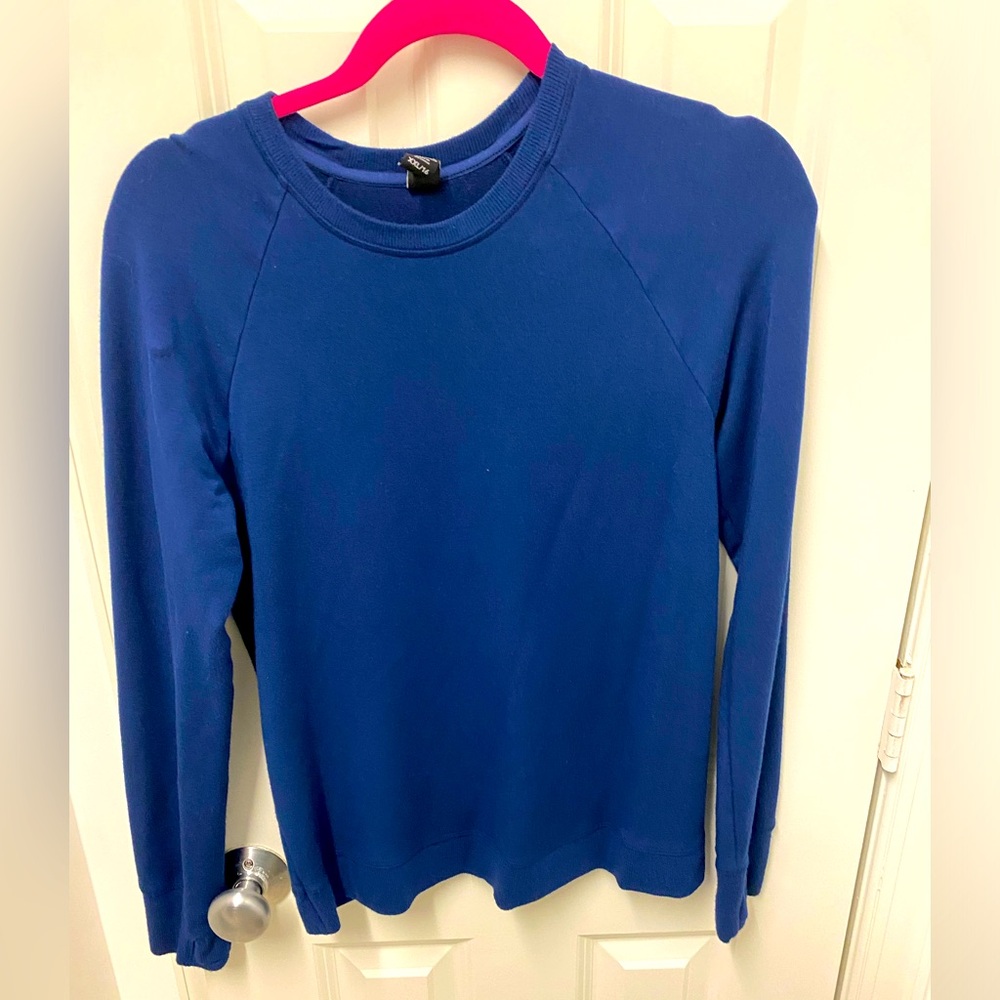 Athleta Girl Navy Blue Cross Back Sweatshirt size XXL/16